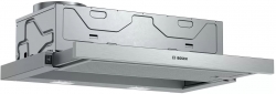 Вытяжка встраиваемая Bosch DFM064W54 серебристый управление: кулисные переключатели (1 мотор)