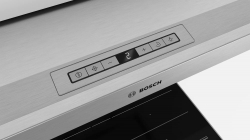Вытяжка встраиваемая Bosch DFR067T51 нержавеющая сталь управление: кнопочное (2 мотора)