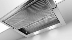 Вытяжка встраиваемая Bosch DFR067T51 нержавеющая сталь управление: кнопочное (2 мотора)