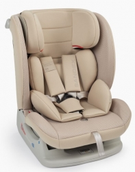 Автокресло детское Happy Baby Sandex до 36 кг (0/1/2/3) бежевый/серый
