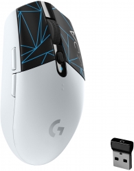 Мышь Logitech G305 белый/черный беспроводная
