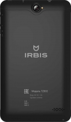 Планшет Irbis TZ832 SC7731E (1.3) 4C/RAM1Gb/ROM16Gb 8 IPS 1280x800/3G/Android 10.0 Go/черный/2Mpix/2Mpix/BT/WiFi/Touch/microSDHC 128Gb/GPRS/EDGE/mi