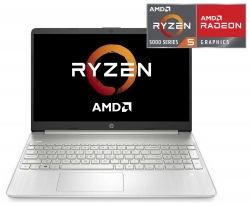 Ноутбук HP 15s-eq2020ur Ryzen 5 5500U/8Gb/SSD512Gb/AMD Radeon/15.6/IPS/FHD 1920x1080/Windows 10/silver/WiFi/BT/Cam
