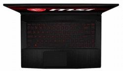 Ноутбук MSI GF63 Thin 10UC-422XRU Core i7 10750H/8Gb/SSD512Gb/NVIDIA GeForce RTX 3050 4Gb/15.6/IPS/FHD 1920x1080/Free DOS/black/WiFi/BT/Cam