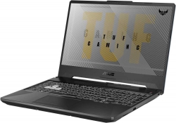 Ноутбук Asus TUF Gaming FX506HE-HN013T Core i5 11400H/8Gb/SSD512Gb/NVIDIA GeForce RTX 3050 Ti 4Gb/15.6/IPS/FHD 1920x1080/Windows 10/grey/WiFi/BT/Ca