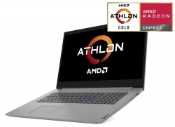 Ноутбук Lenovo IdeaPad 3 17ADA05 Athlon Gold 3150U/4Gb/SSD256Gb/AMD Radeon/17.3/TN/HD+ 1600x900/noOS/grey/WiFi/BT/Cam