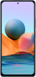 Смартфон Xiaomi Redmi Note 10 Pro 128Gb 8Gb голубой моноблок 3G 4G 2Sim 6.67 1080x2400 Android 11 108Mpix 802.11 a/b/g/n/ac NFC GPS GSM900/1800 GSM