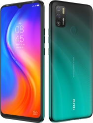Смартфон Tecno Spark 5 Air 32Gb 2Gb ледяной моноблок 3G 4G 2Sim 6.95 720x1640 Android 10 GO edition 13Mpix 802.11 a/b/g/n/ac GPS GSM900/1800 GSM190