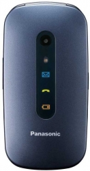 Мобильный телефон Panasonic TU456 синий раскладной 1Sim 2.4 240x320 0.3Mpix GSM900/1800 microSDHC max32Gb