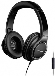 Гарнитура мониторные Panasonic RP-HD6MGC 1.2м черный проводные оголовье (RP-HD6MGC-K)
