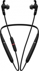 Гарнитура вкладыши Jabra Evolve 65e черный беспроводные bluetooth шейный обод (6599-623-109)
