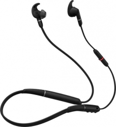 Гарнитура вкладыши Jabra Evolve 65e черный беспроводные bluetooth шейный обод (6599-623-109)