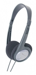 Наушники накладные Panasonic RP-HT090E-H 5м серый проводные оголовье