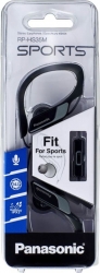 Гарнитура вкладыши Panasonic SPORTS RP-HS35MG 1.2м черный проводные в ушной раковине (RP-HS35MGC-K)