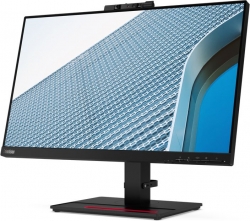 Монитор Lenovo 23.8 ThinkVision T24v-20 черный IPS LED 4ms 16:9 HDMI M/M Cam HAS Pivot 250cd 178гр/178гр 1920x1080 D-Sub DisplayPort FHD USB 5.94кг