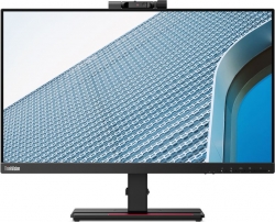 Монитор Lenovo 23.8 ThinkVision T24v-20 черный IPS LED 4ms 16:9 HDMI M/M Cam HAS Pivot 250cd 178гр/178гр 1920x1080 D-Sub DisplayPort FHD USB 5.94кг