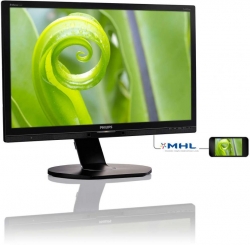Монитор Philips 23.8 241P6EPJEB (00/01) черный IPS LED 16:9 DVI HDMI M/M матовая HAS Pivot 250cd 1920x1080 D-Sub DisplayPort FHD USB 6.47кг