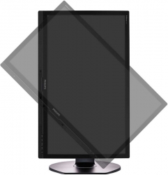 Монитор Philips 23.8 241P6EPJEB (00/01) черный IPS LED 16:9 DVI HDMI M/M матовая HAS Pivot 250cd 1920x1080 D-Sub DisplayPort FHD USB 6.47кг