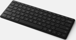 Клавиатура Microsoft Designer Compact Keyboard черный беспроводная BT slim