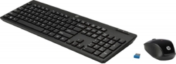 Клавиатура + мышь HP 200 клав:черный мышь:черный USB беспроводная