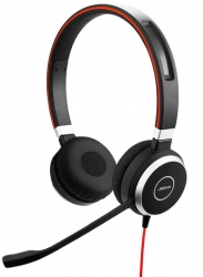 Наушники с микрофоном Jabra Evolve 40 MS черный 1.2м накладные оголовье (6399-823-109)