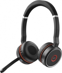 Наушники с микрофоном Jabra Evolve 75 Stereo MS черный накладные BT оголовье (7599-832-109)