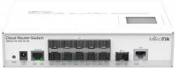 Коммутатор MikroTik CRS212-1G-10S-1S+IN 1G 10SFP 1SFP+ управляемый
