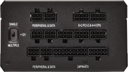 Блок питания Corsair ATX 850W HX850 80+ platinum 24+4+4pin APFC 135mm fan 16xSATA Cab Manag RTL