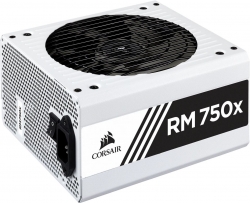 Блок питания Corsair ATX 750W RM750X WHITE 80+ gold 24+2x4+4 pin APFC 135mm fan 9xSATA Cab Manag RTL