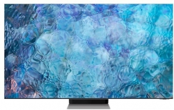 Телевизор QLED Samsung 85 QE85QN900AUXRU Q серебристый/Ultra HD 8K/120Hz/DVB-T2/DVB-C/DVB-S2/USB/WiFi/Smart TV RUS