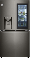 Холодильник LG GR-X24FMKBL черный (трехкамерный)