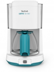 Кофеварка капельная Tefal CM272132 1000Вт серебристый/черный
