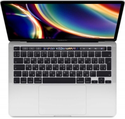 Ноутбук Apple MacBook Pro Core i7 1068NG7/32Gb/SSD512Gb/Intel Iris Plus graphics/13.3/IPS 2560x1600/Mac OS Catalina/silver/WiFi/BT/Cam