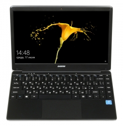 Ноутбук Digma EVE 305 Celeron N3350/4Gb/SSD32Gb/Intel HD Graphics 400/13.3/IPS/FHD 1920x1080/Windows 10 Home Multi Language 64/black/silver/WiFi/BT