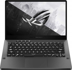 Ноутбук Asus ROG Zephyrus GA401QM-K2166T Ryzen 9 5900HS/16Gb/SSD1Tb/NVIDIA GeForce RTX 3060 6Gb/14/IPS/FHD 1920x1080/Windows 10/grey/WiFi/BT/Bag
