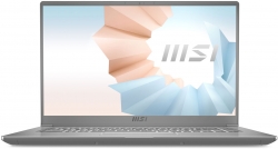 Ноутбук MSI Modern 15 A11SBU-475RU Core i7 1165G7/16Gb/SSD512Gb/NVIDIA GeForce MX450 2Gb/15.6/IPS/FHD 1920x1080/Windows 10/grey/WiFi/BT/Cam