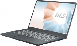 Ноутбук MSI Modern 15 A11SBU-476RU Core i7 1165G7/8Gb/SSD512Gb/NVIDIA GeForce MX450 2Gb/15.6/IPS/FHD 1920x1080/Windows 10/grey/WiFi/BT/Cam