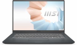 Ноутбук MSI Modern 15 A11SBU-479XRU Core i5 1135G7/8Gb/SSD512Gb/NVIDIA GeForce MX450 2Gb/15.6/IPS/FHD 1920x1080/Free DOS/dk.grey/WiFi/BT/Cam