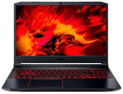 Ноутбук Acer Nitro 5 AN515-55-57HB Core i5 10300H/16Gb/SSD512Gb/NVIDIA GeForce RTX 3050 4Gb/15.6/IPS/FHD 1920x1080/Eshell/black/WiFi/BT/Cam