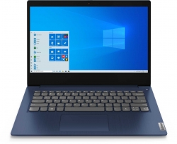Ноутбук Lenovo IdeaPad 3 14ITL05 Pentium Gold 7505/8Gb/SSD128Gb/Intel UHD Graphics/14/IPS/FHD 1920x1080/Windows 10/blue/WiFi/BT/Cam