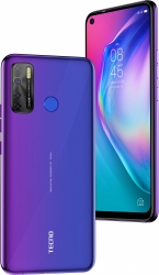 Смартфон Tecno Camon 15 64Gb 4Gb пурпурный моноблок 3G 4G 2Sim 6.6 720x1600 Android 10 48Mpix 802.11 a/b/g/n/ac GPS GSM900/1800 GSM1900 MP3 microSD