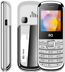 Мобильный телефон BQ 1415 Nano 32Mb 32Mb серебристый моноблок 2Sim 1.44 128x128 0.08Mpix GSM900/1800 GSM1900 MP3 microSD max8Gb
