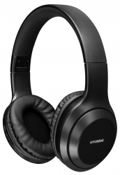 Гарнитура накладные Hyundai H-HP200B черный bluetooth