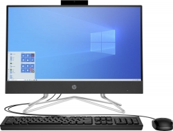Моноблок HP 22-df0071ur 21.5 Full HD i5 1035 G1 (1)/8Gb/1Tb 7.2k/SSD128Gb/MX330 2Gb/CR/Windows 10/GbitEth/WiFi/BT/90W/клавиатура/мышь/Cam/черный 19