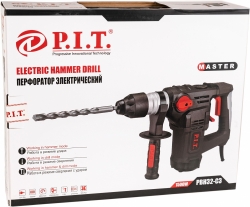 Перфоратор P.I.T. Мастер патрон:SDS-plus уд.:5.5Дж 1500Вт (кейс в комплекте)