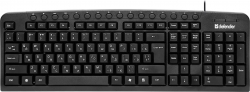 Клавиатура Defender Focus HB-470 механическая бежевый USB Multimedia for gamer LED (подставка для запястий)