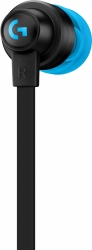 Наушники с микрофоном Logitech G333 черный/голубой 1.2м вкладыши в ушной раковине (981-000924)