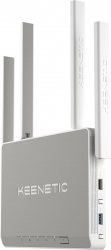 Роутер беспроводной Keenetic Giga (KN-1011) AX1800 10/100/1000BASE-TX/SFP/4g ready белый