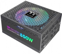 Блок питания Thermaltake ATX 850W Toughpower PF1 ARGB 80+ platinum 24+2x4+4 pin APFC 140mm fan color LED 12xSATA Cab Manag RTL