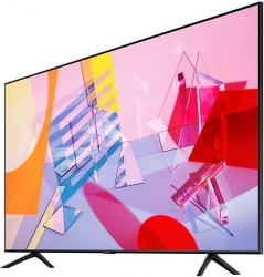 Телевизор QLED Samsung 85 QE85Q60TAUXRU Q черный/Ultra HD/50Hz/DVB-T2/DVB-C/DVB-S2/USB/WiFi/Smart TV RUS